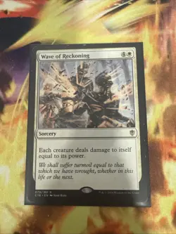 Wave of Reckoning: Commander 2016 Regular MTG rare tcg card Lightly Played - Image 1