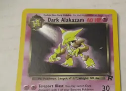 Pokemon TCG Dark Alakazam Holo Card 1/82 Team Rocket 2000 Rare Played Vintage - Image 4