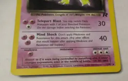 Pokemon TCG Dark Alakazam Holo Card 1/82 Team Rocket 2000 Rare Played Vintage - Image 5