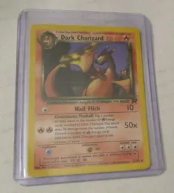 Pokemon TCG Dark Charizard Non-Holo Card 21/82 Team Rocket 2000 Played Vintage A - Image 3