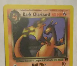 Pokemon TCG Dark Charizard Non-Holo Card 21/82 Team Rocket 2000 Played Vintage A - Image 4