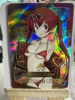 HOUSHOU MARINE Goddess Story Anime Waifu Card Girl Foil Doujin Holo ACG - Image 1