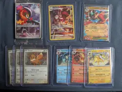 Pokemon TCG 9-Card Black Star Promo Lot Charcadet Ariadios Eevee Flarion More! - Image 1