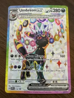 Pokemon Umbreon ex SVP 176 Sv: Scarlet & Violet Promo Card Holo - Image 1