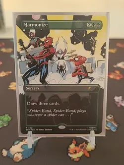 Harmonize Spider-Man 7021 Borderless Non-Foil Bonus Card Secret Lair - Image 1