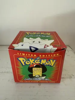 Pokemon Togepi Red Ball with 23K Gold Trading Card and Sealed Authenticity 1999 - Image 1
