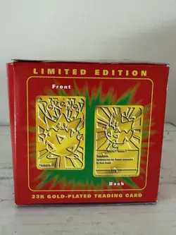 Pokemon Togepi Red Ball with 23K Gold Trading Card and Sealed Authenticity 1999 - Image 5