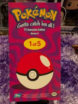 Pokemon Topps TV Animation Edition Series 2 Jumbo Holo Cards Complete Set Of 5 - Image 3