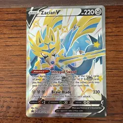Holo Zacian V SWSH292 Sword & Shield Promo Card Pokemon TCG - Image 1