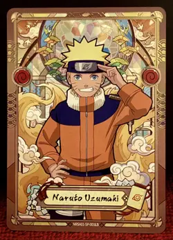 Kayou Naruto NRSA01-SP-001L5 Naruto Uzumaki SSP Trading Card English NM - Image 1