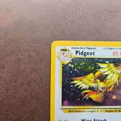 Pidgeot 14/130 Pokemon Base Set 2 Holo Rare Card - MP - Image 2