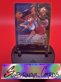 One Piece TCG Nami OP11-041 Learn Together Deck Promo Leader Card English - Image 1