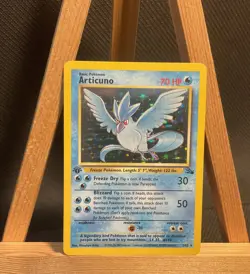 Articuno - 2/62 - Pokemon Fossil 1st Edition Holo Rare Card WOTC LP+ - Image 1