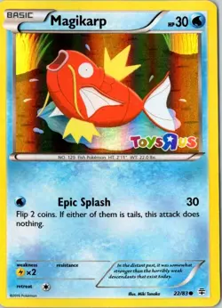 Magikarp - 22/83 (Toys R Us Promo) - 022/083 - Miscellaneous Cards & Products - - Image 1