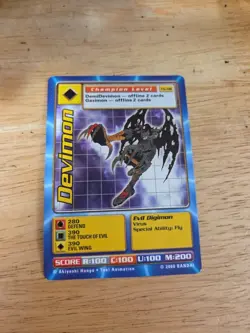 Devimon Tb-06 | Digimon Digi-Battle Taco Bell Promo Card LP-NM | Bandai 2000 - Image 1