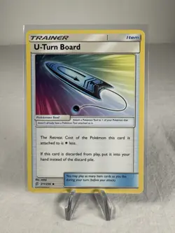 Pokemon TCG U-Turn Board 211/236 Unified Minds Non-Holo Trainer Item Card 2019 - Image 1