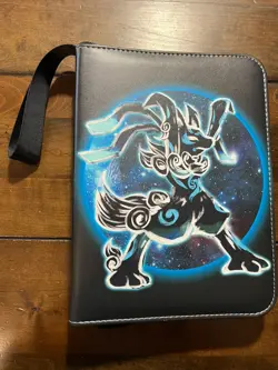 Black Pokemon Card Collector Binder with 50 removable 8-pocket pages - Image 1