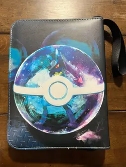 Black Pokemon Card Collector Binder with 50 removable 8-pocket pages - Image 2