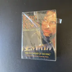 Lord of the Rings Trading Card Game Fellowship of the Ring 63 card Aragorn Deck - Image 1