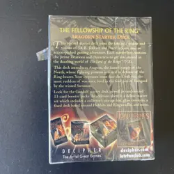 Lord of the Rings Trading Card Game Fellowship of the Ring 63 card Aragorn Deck - Image 3