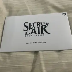Magic the Gathering MTG Secret Lair Cats Are Better Than Dogs Non-Foil - New - Image 1