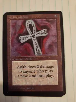 Ankh Of Mishra MTG Playtest Copy - Image 1