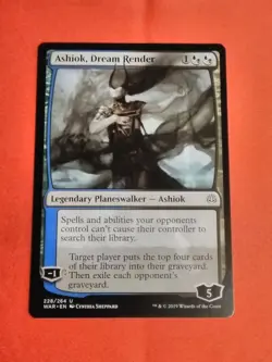 Ashiok, Dream Render - War of the Spark - MTG #228 U - Unplayed Mint+ - Image 1