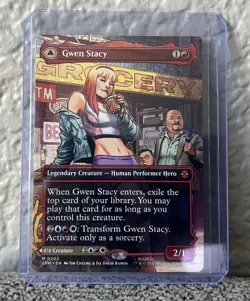 MTG: Marvel's Spider-Man: Gwen Stacy (0202) (Borderless) (NON FOIL) - Image 1
