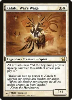 1x Kataki, War's Wage NM Eng MTG - Modern Masters - Image 1