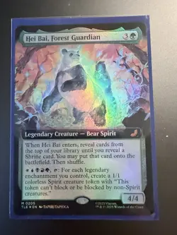 Hei Bai, Forest Guardian - (Extended Art Foil) - TLE #205 - Near Mint!! - Image 1