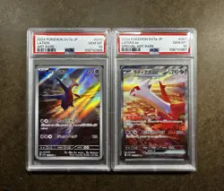 PSA 10 Sequential Set Latias ex SAR 087/064 Latios AR Pokemon Card Japanese - Image 1