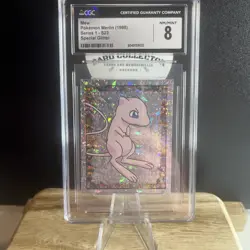 CGC 9 Mew Holo S23 Merlin Series 1 1998 Pokemon - Image 1