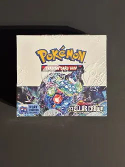 Pokemon TCG Stellar Crown Booster Box Sealed - Image 1