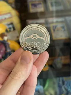 2025 Pokemon Mega Charizard X Ex UPC Silver Metal Coin - Image 2