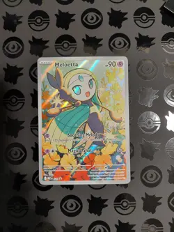 Meloetta 026 Illustration Rare Promo English Phantasmal Flames Pokemon TCG NM - Image 1