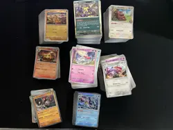 Pokemon TCG Bulk Job Lot 950+ Cards Mega Evolutions Phantasmal Flames - Image 1