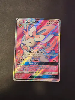 Sylveon GX (Full Art) 140/145 Sm-Guardians Rising Holo Pokemon Card - Image 1