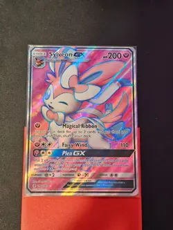 Sylveon GX (Full Art) 140/145 Sm-Guardians Rising Holo Pokemon Card - Image 2