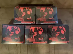 Pokemon TCG Scarlet & Violet Destined Rivals Elite Trainer Box ETB Lot of 5 NEW - Image 1