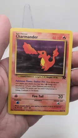Vintage WOTC Pokemon #50/82 Charmander Team Rocket Card - Lightly Played LP - Image 3