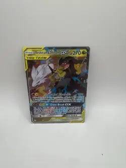 2019 Pokemon Sun & Moon Cosmic Eclipse Reshiram Zekrom Tag Team GX Holo #157/236 - Image 1