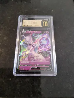 2022 Pokemon TCG Mewtwo V #050/172 - VSTAR Universe - CGC 10 Pristine - Japanese - Image 1