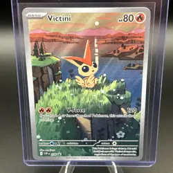 Victini SVP 208 Illustration Rare Black Star Promo Black & White Pokemon TCG - Image 1