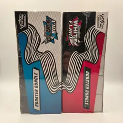 Sealed Pokemon Scarlet & Violet White Flare & Black Bolt Booster Bundle Displays - Image 5