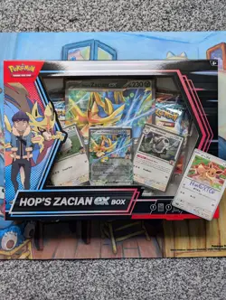 ENG Pokemon Journey Together Hop’s Zacian Ex Box New And Sealed IN HAND ? - Image 1