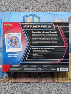 ENG Pokemon Journey Together Hop’s Zacian Ex Box New And Sealed IN HAND ? - Image 2