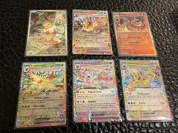 POKEMON Prismatic Evolutions Lot Of 6 Eeveelutions - Image 1