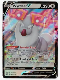 Pokemon Astral Radiance Wyrdeer V 134/189 Ultra Rare - Image 1