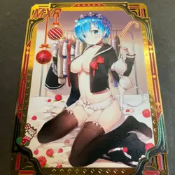 WES - Goddess Story Gold METAL Card - Serial Number #192/200! Rem Bikini Girl - Image 4