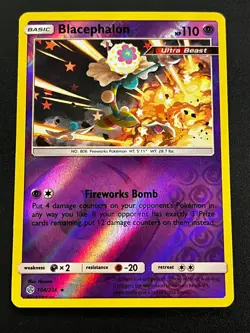 Blacephalon 104/236 - SM Cosmic Eclipse Reverse Holo Pokemon TCG Card LP - Image 1